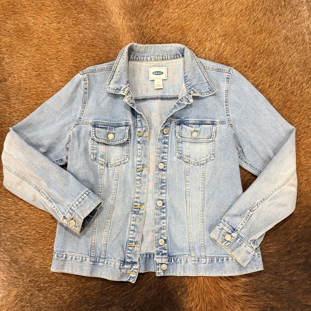 Old Navy Women’s XL Blue Denim Jean Jacket